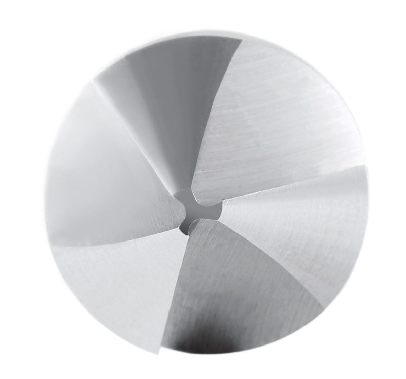 Accusize Industrial Tools HSS Countersink, 1", 82°, CE82-0001 | 1" Dia, 3/4" Weldon Shank, 3-Flute HSS, for Rota-Cutter 1", 82°
