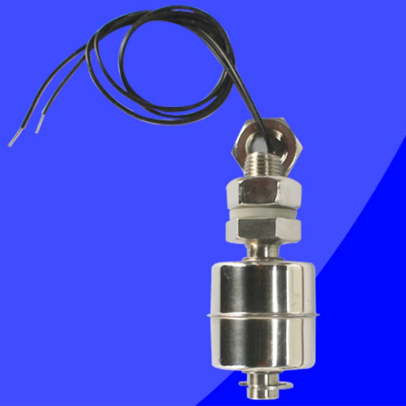 ONLYWON Water Level Sensor & Float Switch for Boat Bilge Pump & Oil Level Sensor & Liquid Level Sensor, High Temperature Resistance 150C & 304 Stainless Steel Vertical Float Switch (Always Open) Vertical liquid level float detection switch