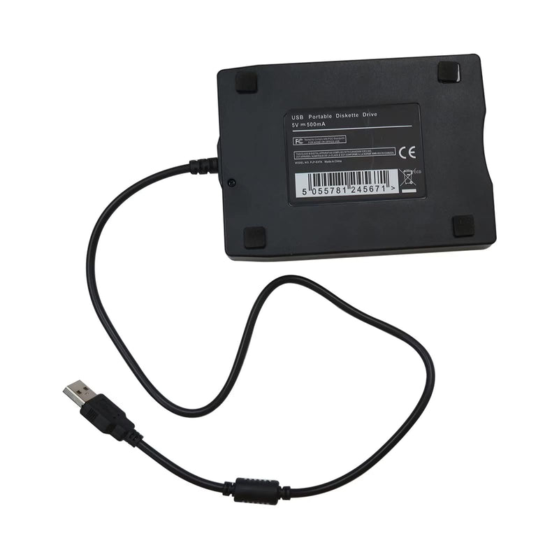 Xspeedonline 3.5-inch USB 2.0 Data External Floppy Disk Drive 1.44MB Supported for Windows 98/SE/2000/ME/XP/VISTA/7/8/8.1/10/11/MAC Operating Systems
