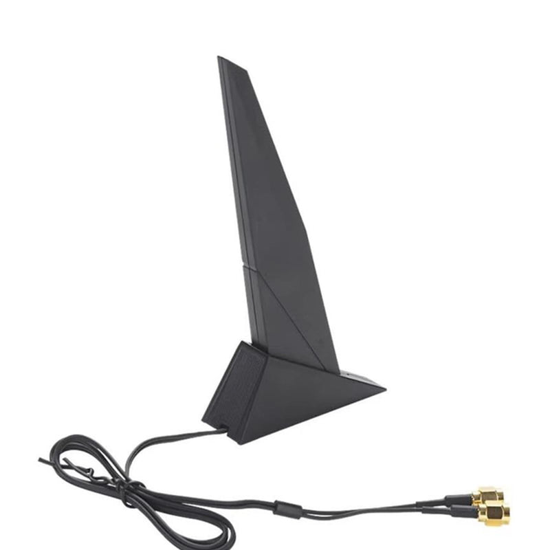 Dual Band WiFi Antenna 2.4GHz 5GHz RP-SMA Magnetic Base Adapter Antenna with 2.7ft Extension Cable for ASUS Z390 Z490 X570 Motherboard 2T2R PCI-E Bluetooth Network Router