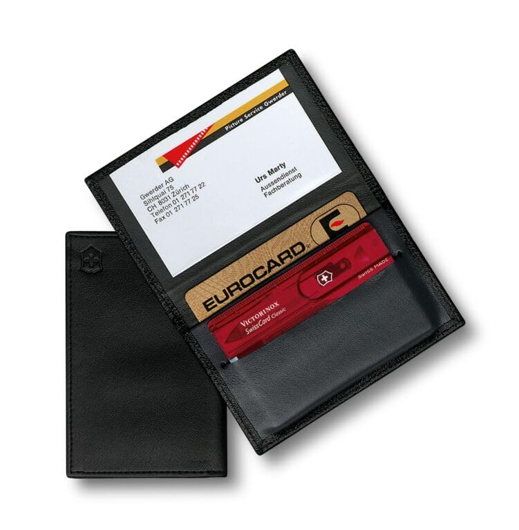 Victorinox Swiss Card Classic Swiss Army Knife, 10 Functions, Swiss Made Pocket Knife with Scissors and Pressurized Ballpoint Pen - Ruby | Multitool for wallet | multitool for purses | toolkit card