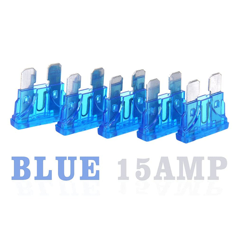 (20 pcs) 15 Amp Standard Blade Fuse, 15 A Automotive Fuse for Car Truck 15A