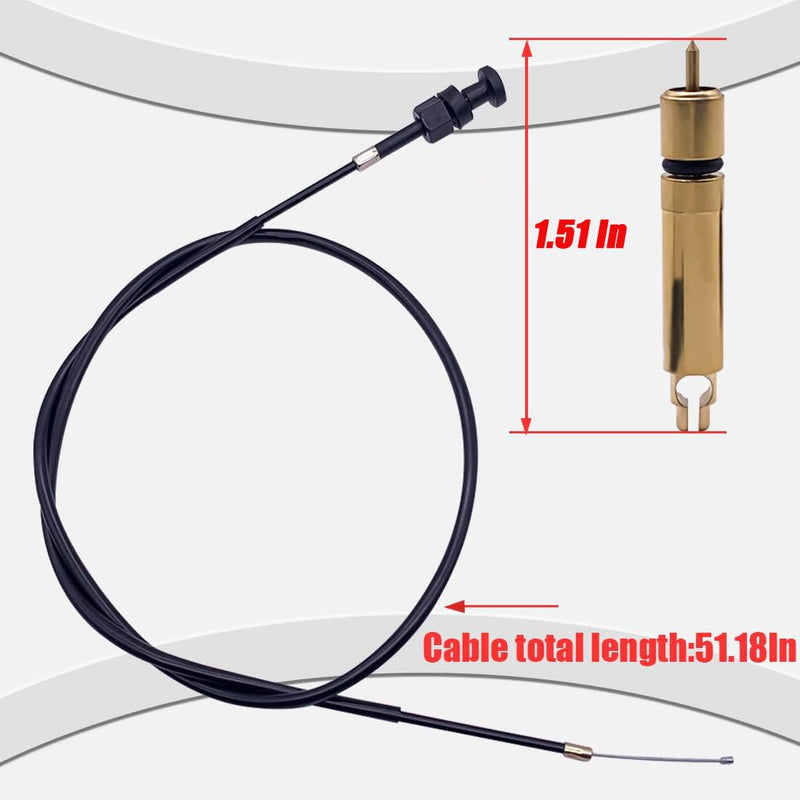 Choke Cable and Starter Valve Plunger Kit Compatible With Honda TRX450 Foreman 450 es 1998 1999 2000 2001 2002 20032004