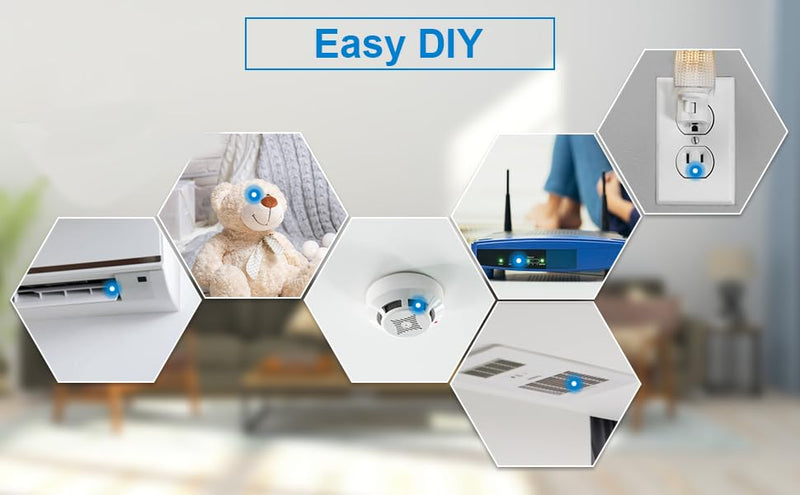 Wireless DIY Hidden Camera Portable 1080P HD WiFi Remote Real-Time Mini Spy Camera Nanny Cam Security Camera for Indoor Security