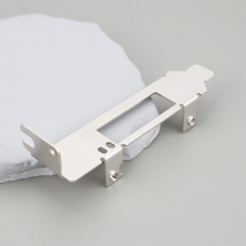 Low Profile NIC Bracket Replace OEM MTM005078 Compatible with Mellanox CX312B MCX312B-XCCT Half Height PCIe