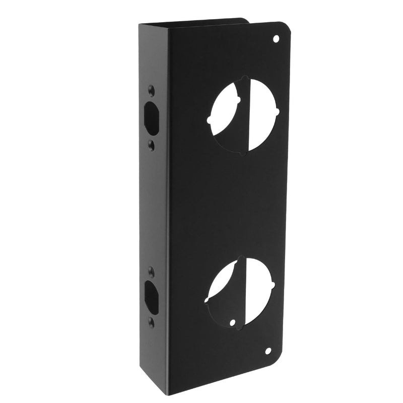Semetall Door Guard Reinforcer,5-1/2" Door Hole,2-3/8" Backset,Black | Repair Doors, Add Extra Security to Your Home and Prevent Unauthorized Entry 5-1/2" x 2-3/8" Black