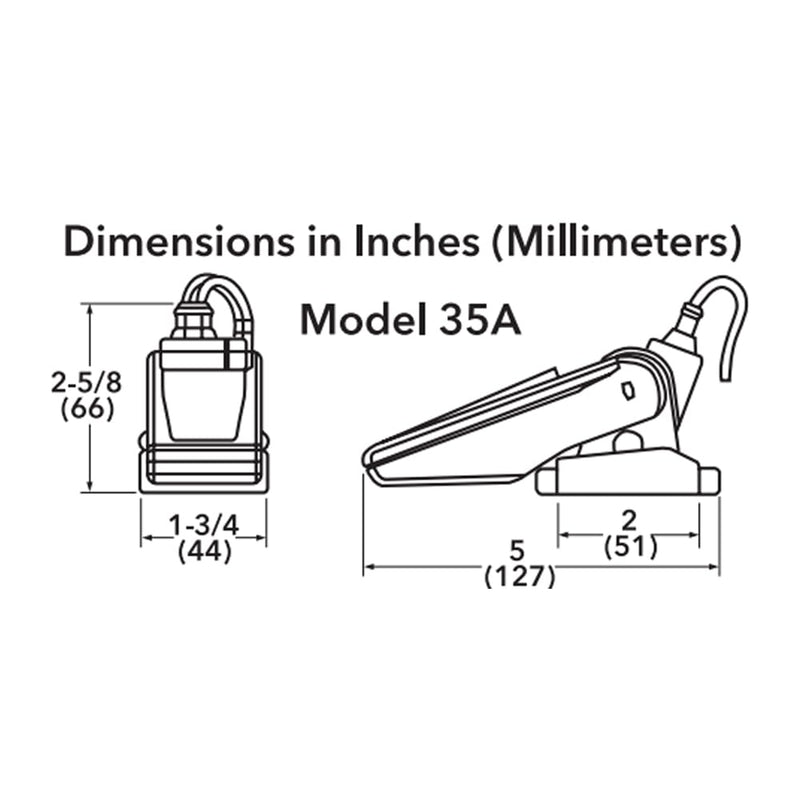 Rule 35A Marine Rule-A-Matic Switch - 12V Automatic Bilge Pump Switch - Mercury Free, Durable, Reliable, and Easy to Install Music