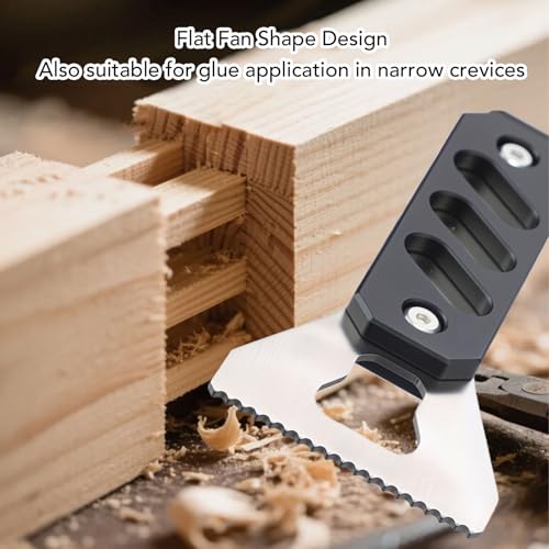 WALFRONT Wood Glue Applicator Set Wood Glue Brush with Paint Tray Roller Brush for Handmade Tasks