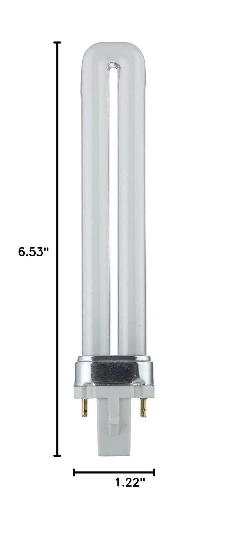 Sunlite PL9/SP41K/10PK 2-Pin Fluorescent 9W 4100K Cool White U Shaped PL CFL Twin Tube Plugin Light Bulbs with G23 Base (10 Pack) 10 Pack 4100k - Cool White