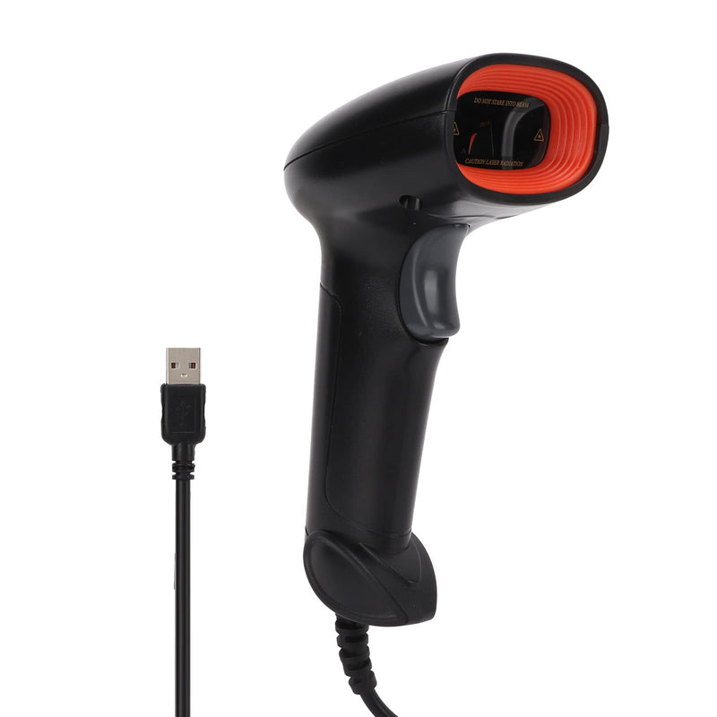 Sonew Handheld Barcode Scanner, 1D Image Bar Code Reader, USB Wired Scanner, for Store Supermarket, Scan Quickly Bussiness Accessory