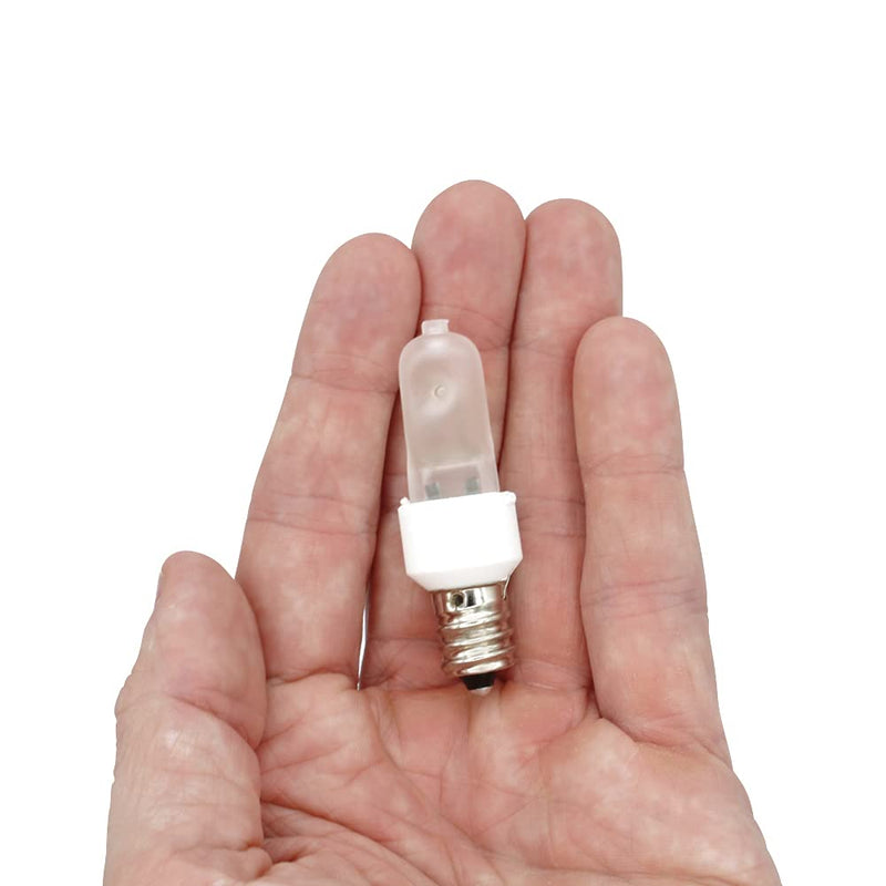 Technical Precision 60 Watt KX60FR/E12 JD Replacement Bulb 120V 60W T3 Krypton Replacement Bulb - Frosted - 2700K Warm White - 10 Pack