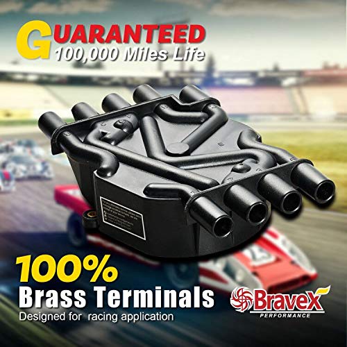 Distributor Cap and Rotor Kit Brass Terminals For Chevy GMC Vortec V8 5.0L & 5.7L DR474/ DR331 Trucks V8 Cap
