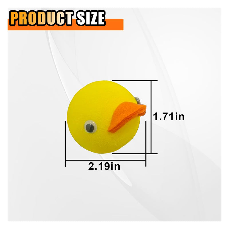 Duck Car Antenna Topper, Cute Duck Automotive Antenna Ball, Easy to Find Car in The Parking Lot, Universal Car Exterior Accessories for Vehicle Truck SUV(Duck) Yellow