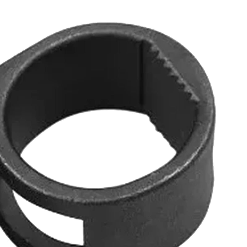 Garosa Steering Gear Rudder Wrench 1/2 Inches Hole Multifunctional Steering Rod Wrench 27-42mm Black Chrome Vanadium Steel Rudder Disassembly Remover