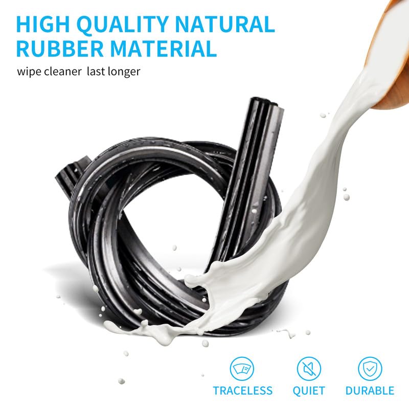 Wiper Blade Refill, 26" + 16" Wiper Refill 8.5 mm Fit for Toyota RAV 4 2013-2023 Original Equipment Replacement Windshield Wiper Refills 4 Pcs 26 + 16 inches