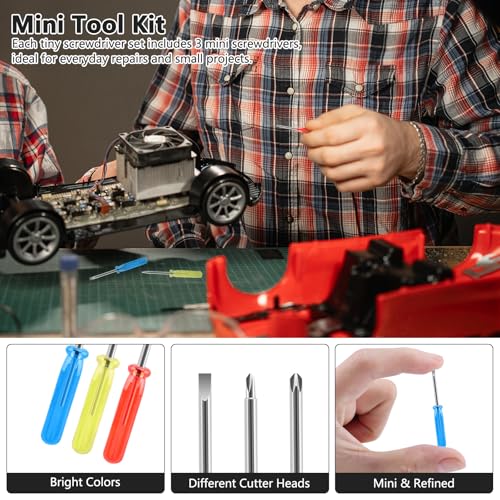 HOFASON Party Favors for Men Adults, 50 Pcs Mini Screwdriver Keychain Set