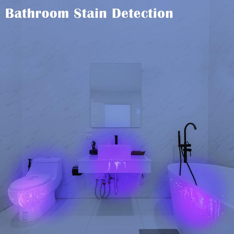 Black Light UV Flashlight, High Power Blacklight Flashlight Rechargeable, 385-395nm Wavelength Beam Best for Pet Urine Detection, Scorpion, Resin Curing, Bed Bug