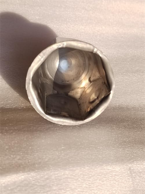 Stainless Steel Chrome Wheel Nut Cover 38mm 37.8 * 51 Push On Flanged Wheel Nut Cap of 10 Pcs