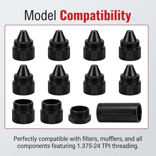 1.375''x24 Thread Aluminum Cone Shaped Truck Wheel Lug Nuts 12 Pack