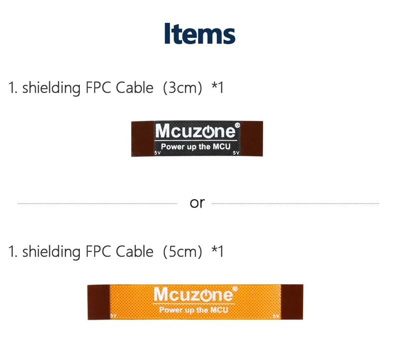 2PCS 16Pin 0.5mm Pitch PCIe FPC Cable for Rpi Pi 5, with Shielding and 90R PCIe Differential Pair Impedance Control M.2 NVME SSD SSD Adapter Matching (FPC shielding cable -5cm(2280)) FPC shielding cable -5cm(2280)