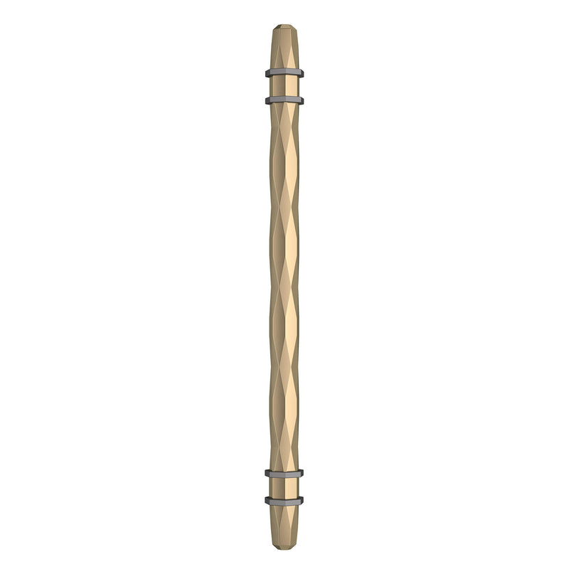 Amerock | Cabinet Pull | Golden Champagne/Black Chrome | 8 inch (203 mm) Center-to-Center | London | 1 Pack | Drawer Pull | Drawer Handle | Cabinet Hardware 8in (203mm) Center-to-Center