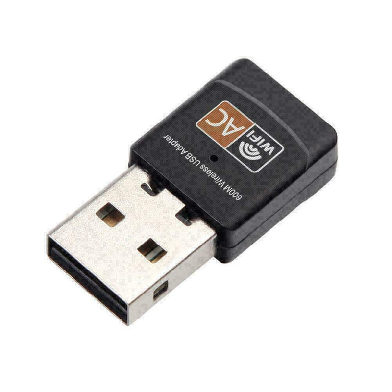 USB WiFi Adapter, AC600 Mbps Dual Band 2.4/5Ghz Wireless Mini Network Adapter 802.11 , Support PC Desktop Laptop MAC Book Windows Notebook
