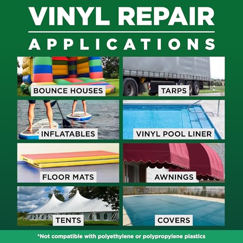 HH-66 Vinyl Cement 4 oz - Waterproof PVC & Vinyl Glue for Pools, Tarps