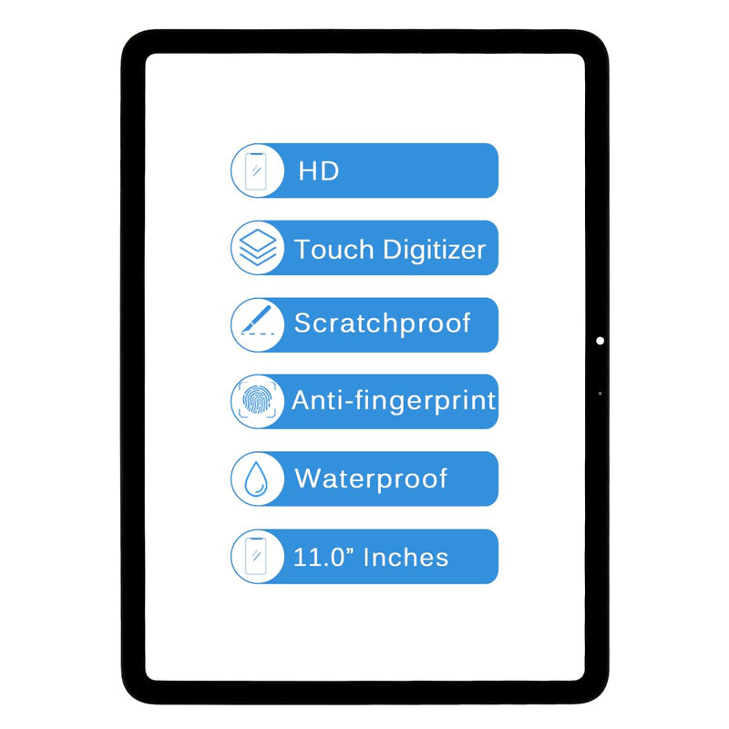 for iPad Air 6 11" 2025 M3 Outer Glass Only Replacement Front Glass Panel Without LCD/Digitizer with Tools for for iPad Air 6th Gen 11" A3267 A3270 Screen Repair Part