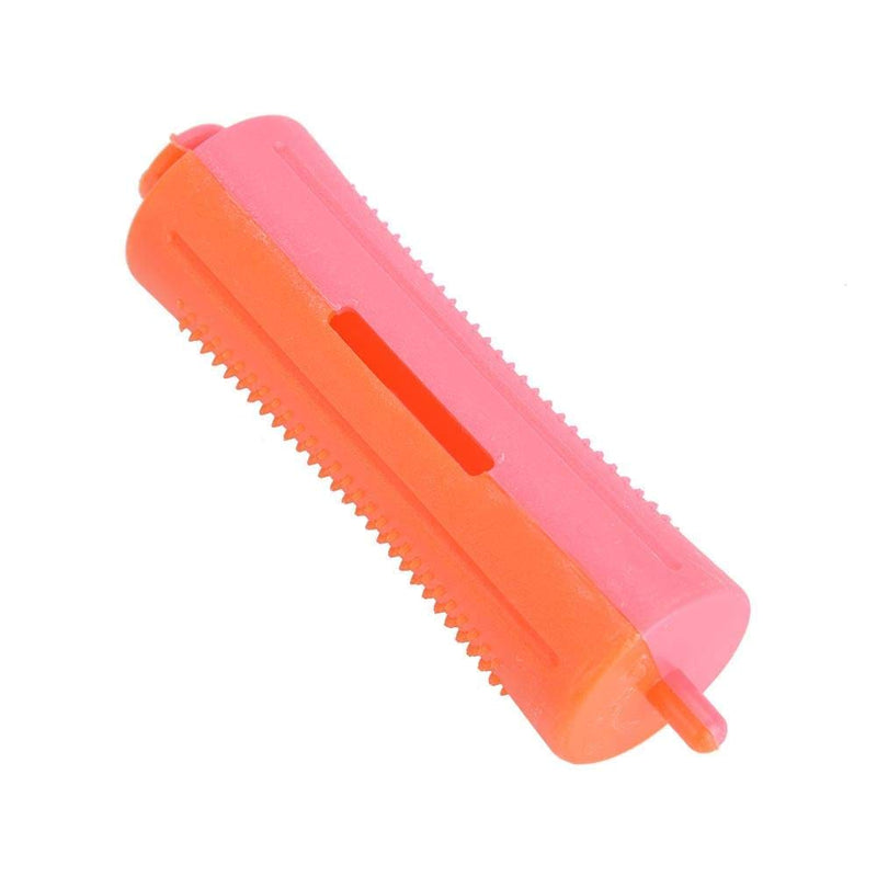 Hairdressing Perm Rods, SH-10 (9x2.4cm) Anti-Skid Hair Rollers for Hairdressing Hair Styling Heat Perm Wave Rod with Rubber Band for DIY Hair Styling and Curling | Thickened Anti‑Slip Design, Concave Even Penetration, Comfortable Grip, 6Pcs Set, Univer...