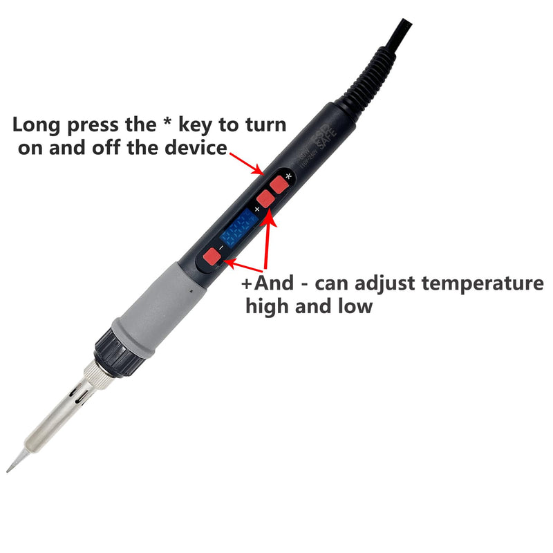 3D Printing Smoothing Tool Kit Modify Finishing Soldering Welding Iron Kit Heat Set Insert Brass Nut