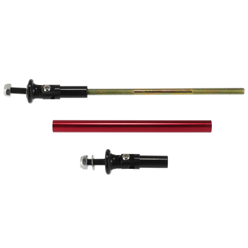 X AUTOHAUX 2pcs 200mm 7.87" Splitter Support Rods Adjustable Front Rear Bumper Lip Splitter Strut Rod Tie Support Bars Fit Most Vehicle Red