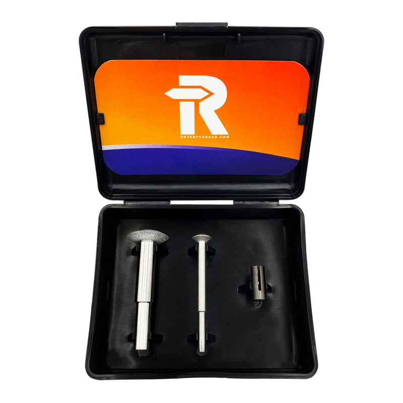 Repair Kits - Faster & Easier to Chase, Restore & Clean Internal or External Threads, All in One Universal Thread Files Set, Inch, Metric, Grooves, Glands, Acme & Buttress Starter Kit (3pc)