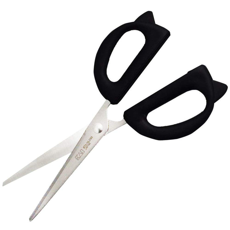 Kai Corporation DH2721 Kitchen Scissors, Nyammy with Case, Made in Japan