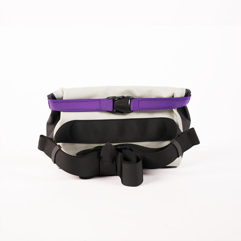 Waterproof Waist Bag, for Surfing, Paddleboarding, Boating,Cycling,Water Park Activities (Gary/purple) Gary/purple