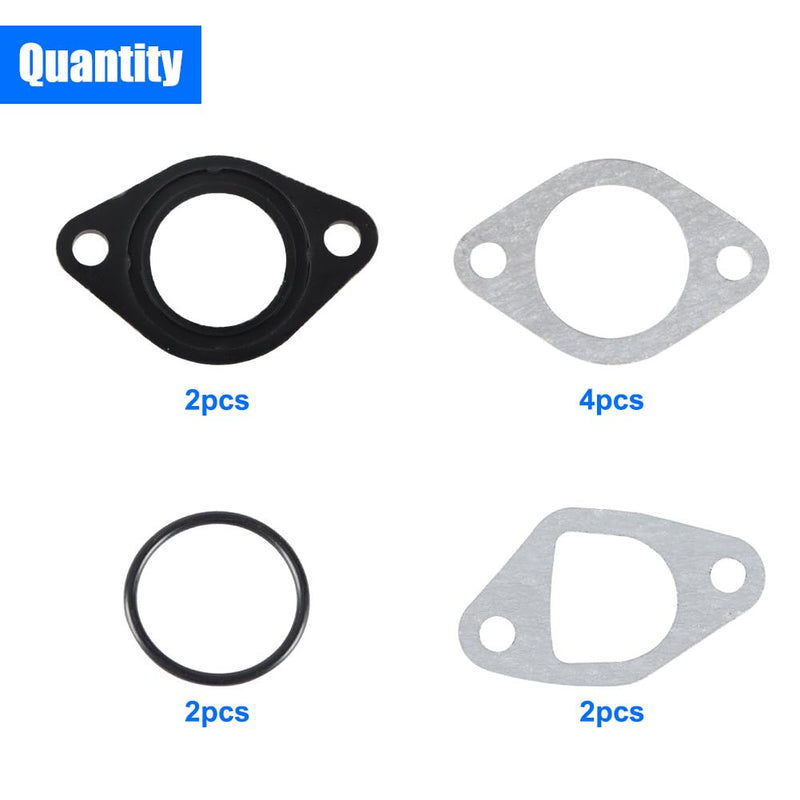 26mm Carburetor Gaskets Intake Manifold Gasket for VM22 110cc 125cc 140cc 150cc 196cc 212cc Pit Bike Dirt Bike Motorcycle Quad ATV Go Kart Buggy Honda Lifan YX Zongshen Apollo Atomic CRF70