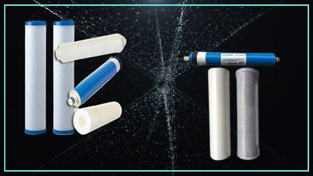 F4Y 5 Micron Sediment Cartridge for FXUSC GXWH04F GXWH20S GXWH20T - 4 Pack 4 Pack with 2 O-Rings