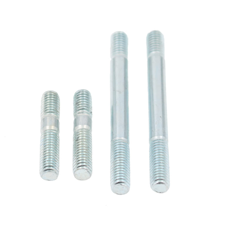 Glixal GY6 50cc 125cc 150cc 200cc Intake and Exhaust Stud Nuts with Exhaust Gasket for 139QMB 139QMA 152QMI 157QMJ Engine Scooter Moped ATV Go-Kart Quad