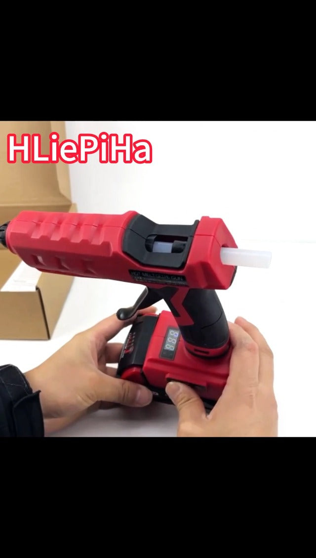 Cordless Hot Glue Gun for Milwaukee 18V Battery, 100W Wireless Glue Gun