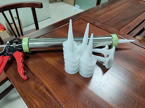 JL&LOVE 20 Pcs Universal model sausage glue gun nozzles, reusable