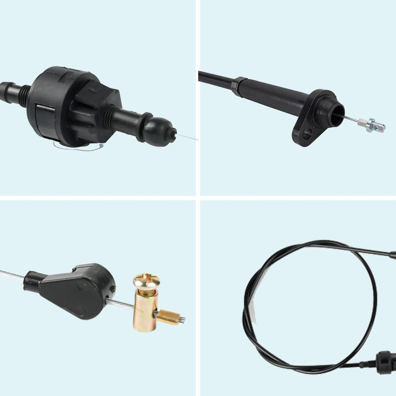 New TV Detent Kickdown Cable K65552 Fit for GM Transmission 4L60 (700-R4 Style 45.2" x 52.4") 1993-2018, TH-700R4 (4L60) 1982-1992，TH-2004R 1981-1990,4L60E (700-R4 Style)