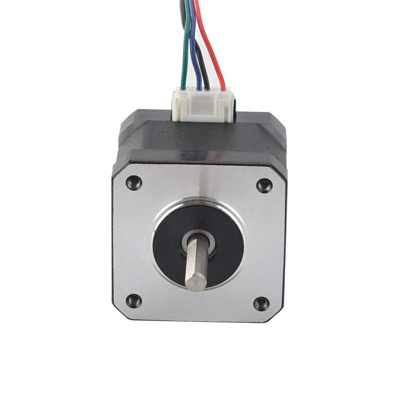 3 PCS Nema 17 Stepper Motor Full D-Cut Shaft 62oz-in 1.7A Bipolar 38mm 1.8deg 4-Lead for 3D Printer CNC 3