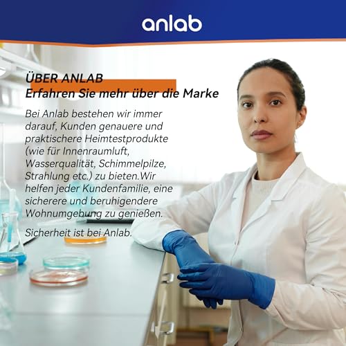 anlab™Mold Test Kit for Home - Do It Yourself Home Mold Detector | Test HVAC System | Home Surfaces | Indoor Air Quality Testing Kit - Identification Guide Included - Sealed Separately (Items of 6) 2