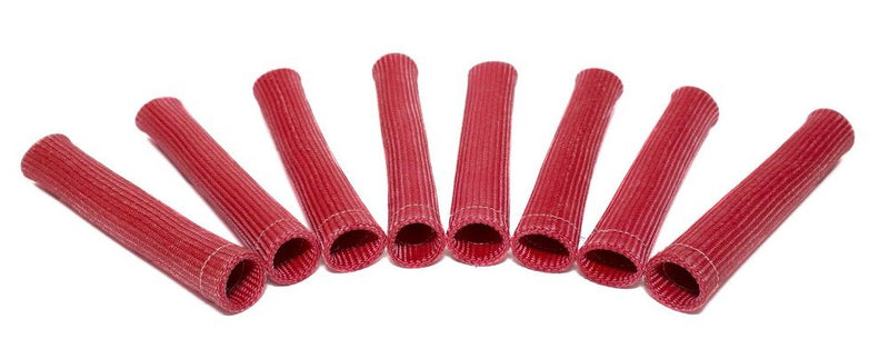 HINSON Spark Plug Wire Heat Boots Heat Protection 8 Cyl - 8.5" Long Red