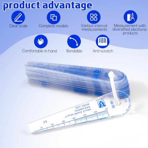 4 Set Plastic Feeler Gauge 0.05mm to 3mm Metric Gap 21 in 1 Tool 0.05-3.0 4