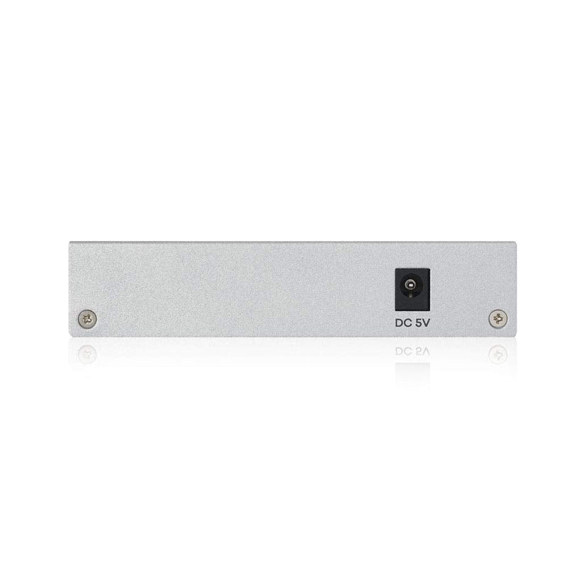 Zyxel 5-Port Gigabit Ethernet Web-Managed Switch | VLAN Support | Sturdy Metal Case | Desktop or Wall-Mount | Fanless | QoS | Ethernet Splitter [GS1200-5]