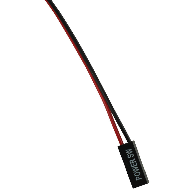 3PCS PC Motherboard Computer PC Protective 2-Pin SW Computer Switch Cord, Switch Power Cord with On Off Button