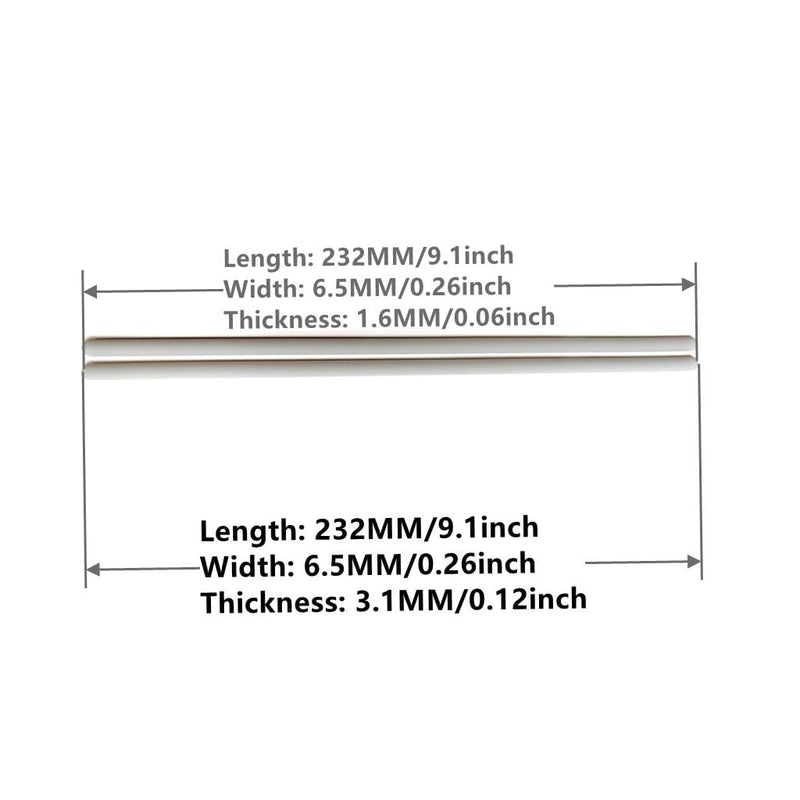 Replacement Laptop Bottom Rubber Foot Strip Non-Slip Compatible with DELL XPS13 9370 9380 7390 9305 Series