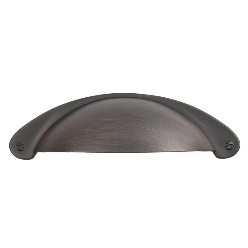 10 Pack 3 inch (76mm) Oil Rubbed Bronze Cabinet Cup Pulls - Kitchen Hardware Drawer Handles and Knobs