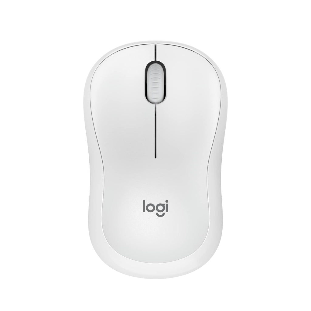 Logitech M240 Silent Bluetooth Mouse, Wireless, Compact, Portable, Smooth Tracking, 18-Month Battery, for Windows, macOS, ChromeOS, Compatible with PC, Mac, Laptop, Tablets - Off White