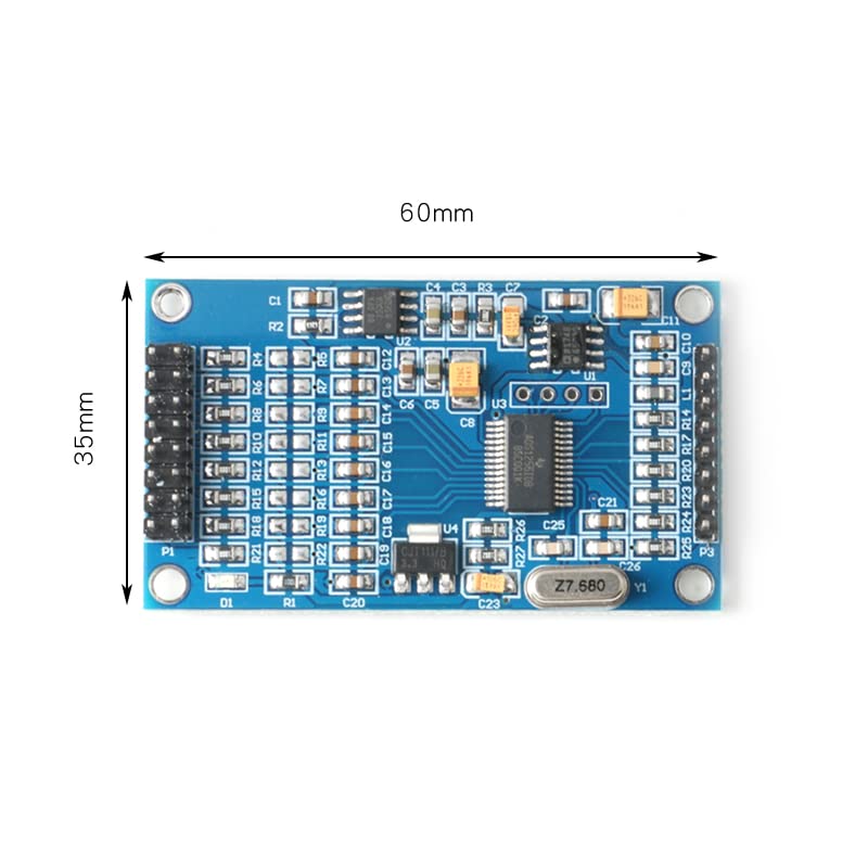 ADS1256 24bit 8 Channel Analog Digital Converter Module ADC Analog to Digital Signal Converters high Precision Acquisition Data Module Board AD Digital Analog Module